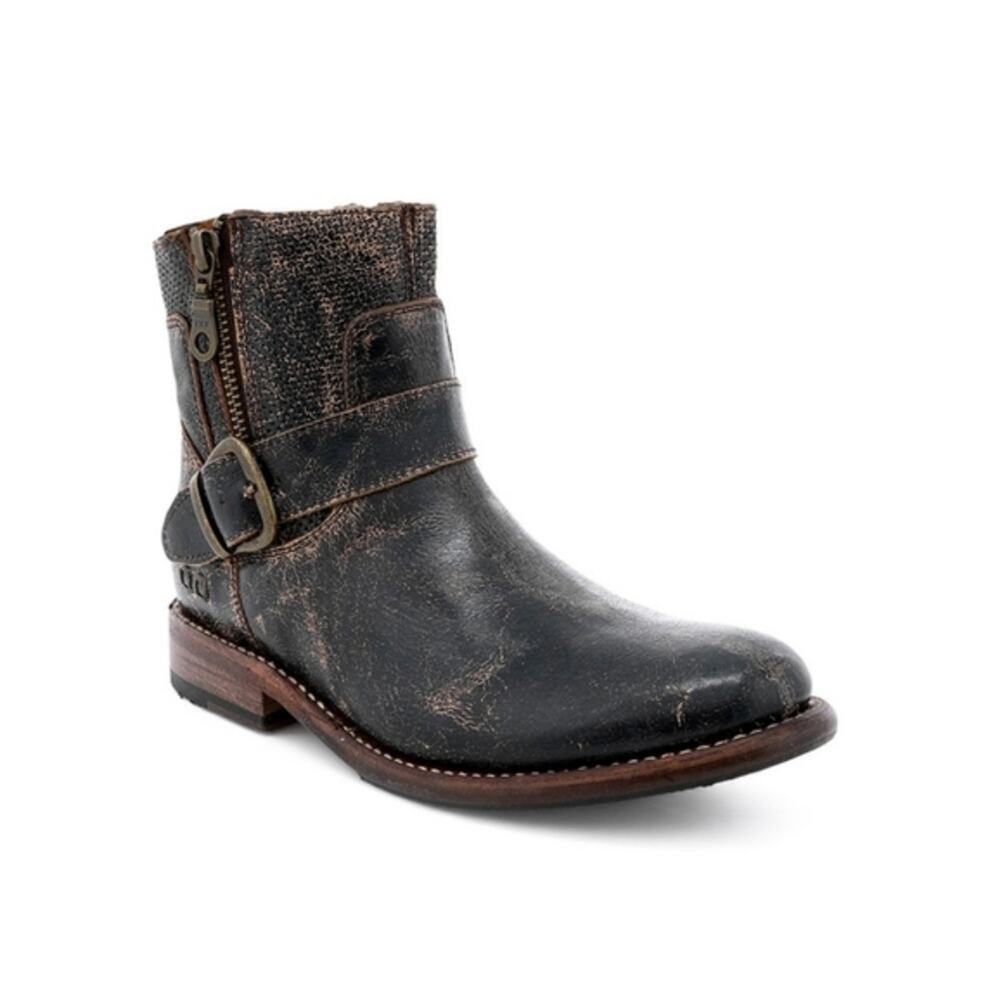 Bed Stu Becca Short Boot Black Lux Coastal Cowgirl Western Boho Ankle Bo… - Picture 1 of 13